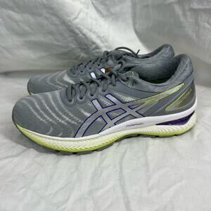 Asics gel nimbus 22 white pure silver running shoes NWOB discontinued